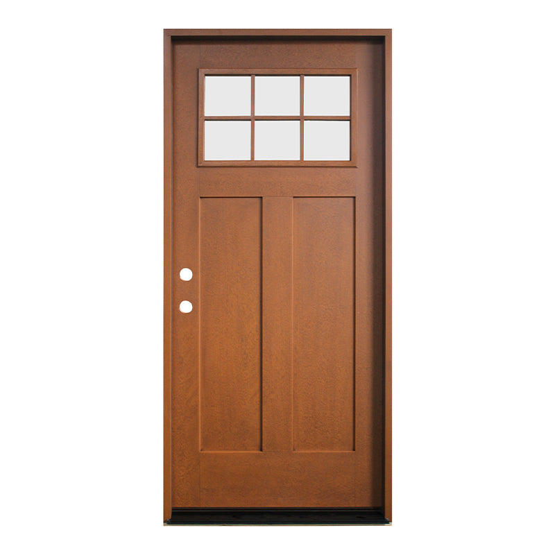 3 Panel Shaker Craftsman Fiberglass Door