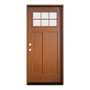 3 Panel Shaker Craftsman Fiberglass Door