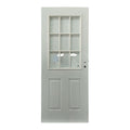 Steel Door with 9 Lite Fixed Grills