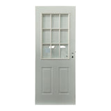 Steel Door with 9 Lite Fixed Grills
